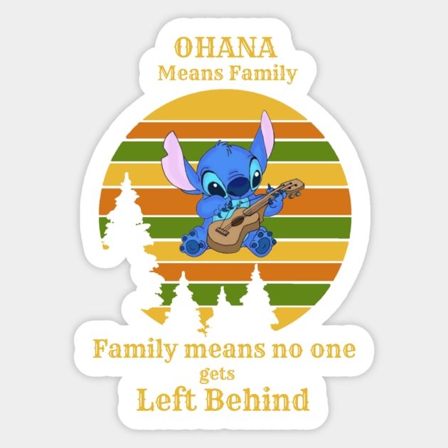 Lilo and stich Sticker by Lazarakos